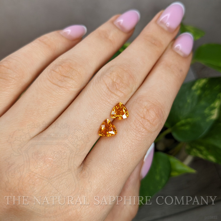 3.76 Ct.Tw. Orange Spessartite Garnet Pair from Madagascar