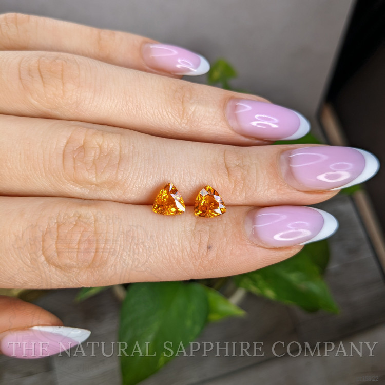3.76 Ct.Tw. Orange Spessartite Garnet Pair from Madagascar