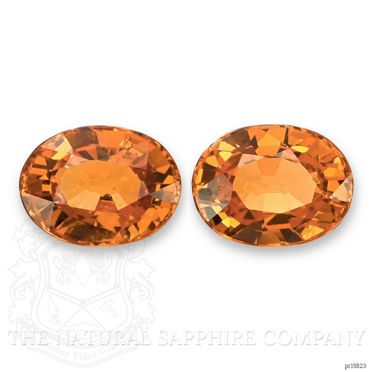 4.17 Ct.Tw. Orange Spessartite Garnet Pair from Madagascar