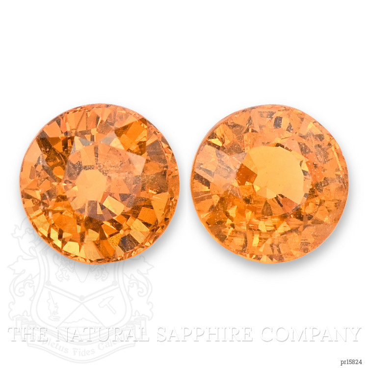 4.87 Ct.Tw. Orange Spessartite Garnet Pair from Madagascar