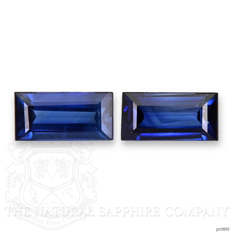 0.48 Ct.Tw. Blue Sapphire Pair from Ceylon (Sri Lanka)