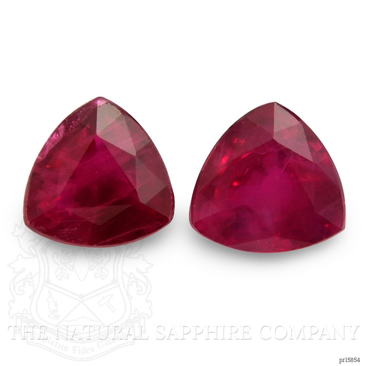 0.92 Ct.Tw. Ruby Pair from Mozambique