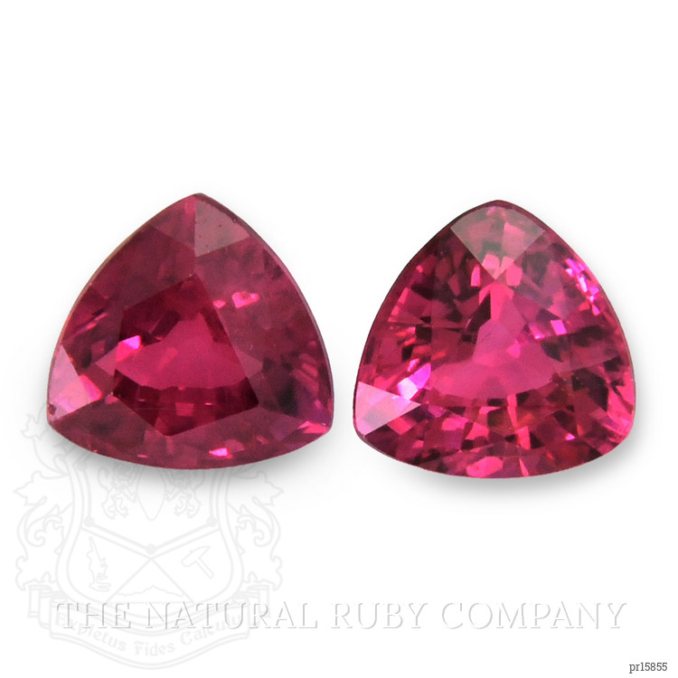0.71 Ct.Tw. Ruby Pair from Mozambique
