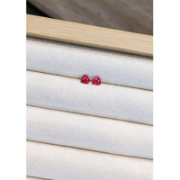 0.71&nbsp;Ct.Tw.Total Carat Weight Ruby Pair from Mozambique Life Style