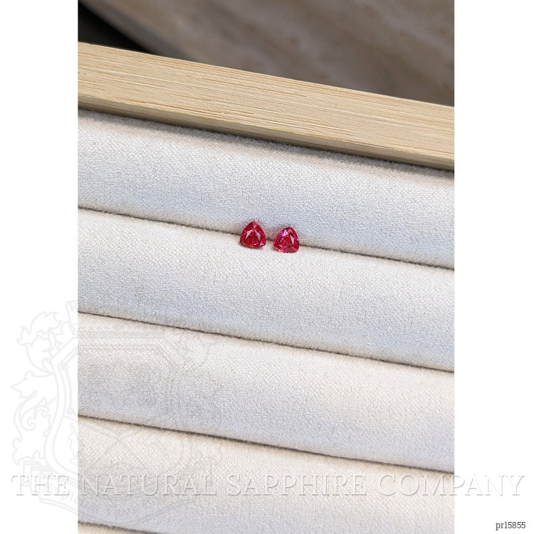 0.71 Ct.Tw. Ruby Pair from Mozambique