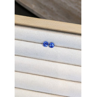 1.68&nbsp;Ct.Tw.Total Carat Weight Blue Sapphire Pair from Ceylon (Sri Lanka) Life Style