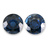 1.47&nbsp;Ct.Tw.Total Carat Weight Blue Sapphire Pair from Ceylon (Sri Lanka) Video