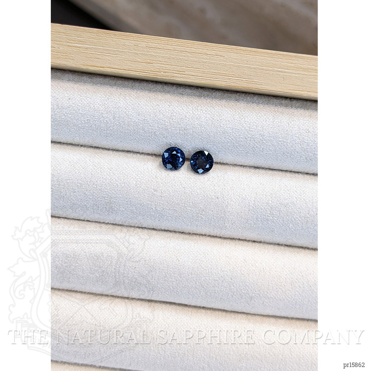 1.47 Ct.Tw. Blue Sapphire Pair from Ceylon (Sri Lanka)