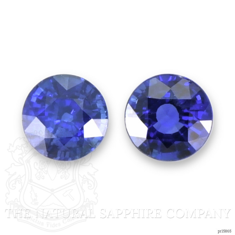 1.17 Ct.Tw. Blue Sapphire Pair from Ceylon (Sri Lanka)