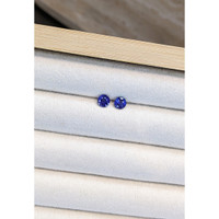 1.17&nbsp;Ct.Tw.Total Carat Weight Blue Sapphire Pair from Ceylon (Sri Lanka) Life Style
