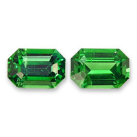 1.31 Ct.Tw.Total Carat Weight Tsavorite Garnet Pair from Tanzania Video