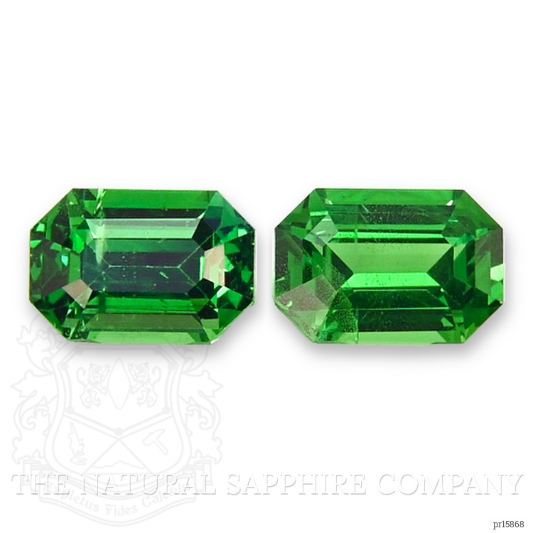1.31 Ct.Tw. Tsavorite Garnet Pair from Tanzania