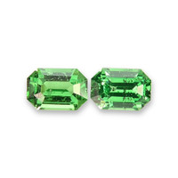 1.43 Ct.Tw.Total Carat Weight Tsavorite Garnet Pair from Tanzania Video