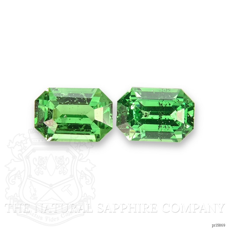 1.43 Ct.Tw. Tsavorite Garnet Pair from Tanzania