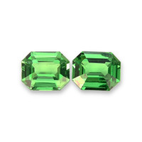 0.85&nbsp;Ct.Tw.Total Carat Weight Tsavorite Garnet Pair from Tanzania Video