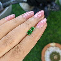 1.16 Ct.Tw.Total Carat Weight Tsavorite Garnet Pair from Tanzania Life Style