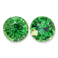 1.26 Ct.Tw.Total Carat Weight Tsavorite Garnet Pair from Tanzania Video