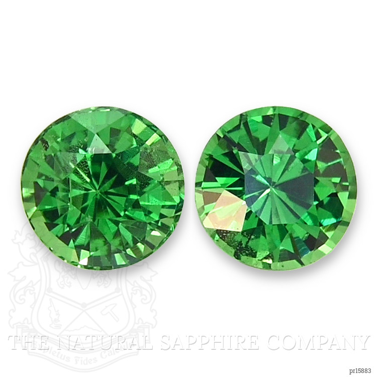 1.26 Ct.Tw. Tsavorite Garnet Pair from Tanzania