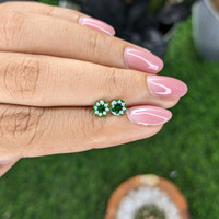 1.26&nbsp;Ct.Tw.Total Carat Weight Tsavorite Garnet Pair from Tanzania Life Style