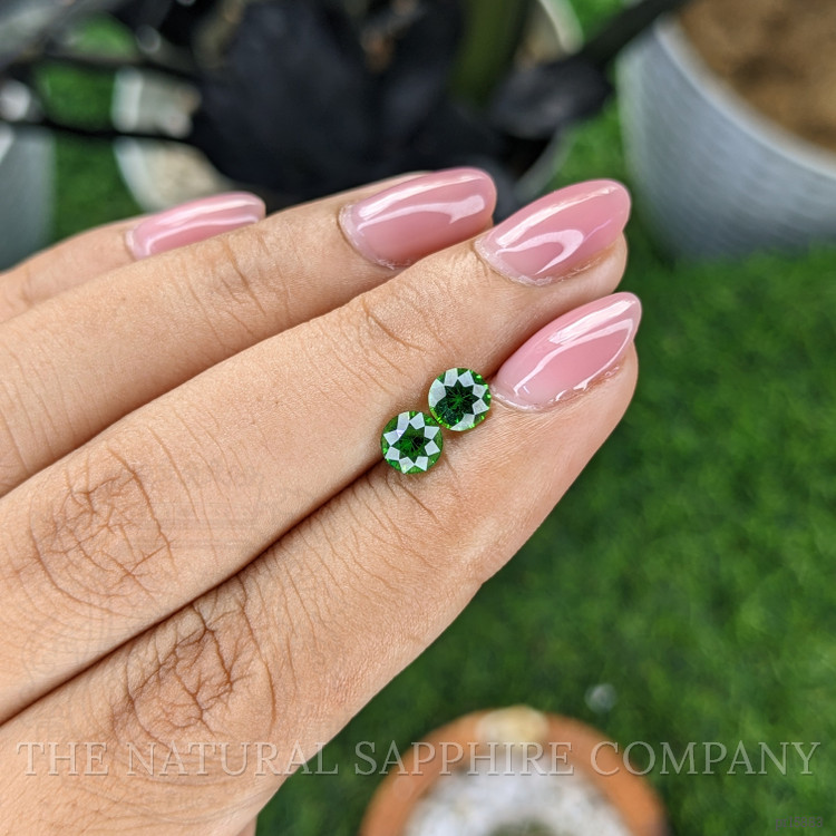 1.26 Ct.Tw. Tsavorite Garnet Pair from Tanzania