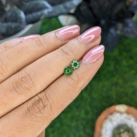 0.84 Ct.Tw.Total Carat Weight Tsavorite Garnet Pair from Tanzania Life Style