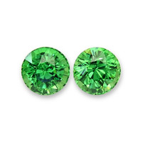 1.06 Ct.Tw.Total Carat Weight Tsavorite Garnet Pair from Tanzania Video