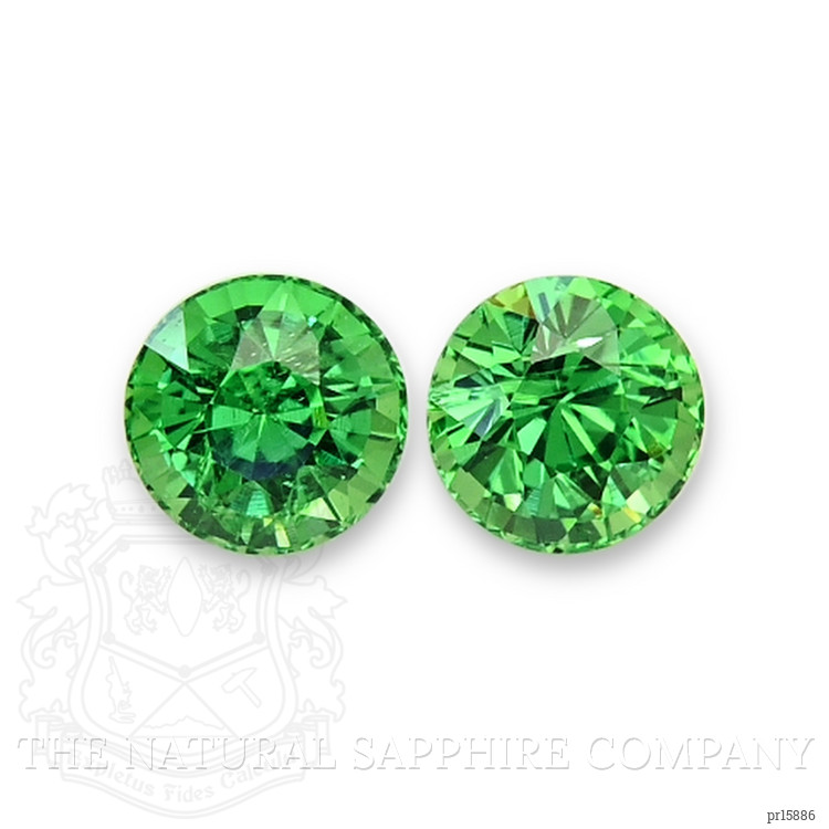 1.06 Ct.Tw. Tsavorite Garnet Pair from Tanzania