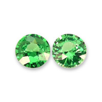 0.50 Ct.Tw.Total Carat Weight Tsavorite Garnet Pair from Tanzania Video