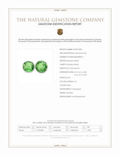0.76&nbsp;Ct.Tw.Total Carat Weight Tsavorite Garnet Pair from Tanzania Scan Report