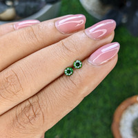 0.41&nbsp;Ct.Tw.Total Carat Weight Tsavorite Garnet Pair from Tanzania Life Style