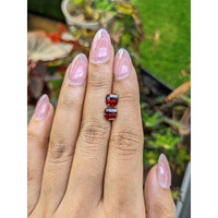 2.50&nbsp;Ct.Tw.Total Carat Weight Red Almandine Garnet Pair from Ceylon (Sri Lanka) Life Style