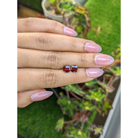 2.50&nbsp;Ct.Tw.Total Carat Weight Red Almandine Garnet Pair from Ceylon (Sri Lanka) Life Style