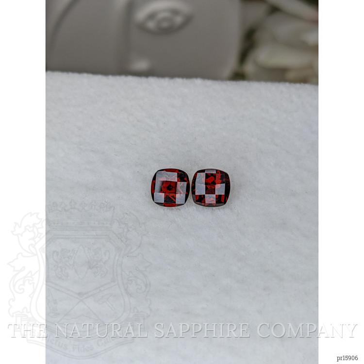 2.50 Ct.Tw. Red Almandine Garnet Pair from Ceylon (Sri Lanka)