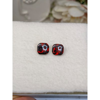 4.68&nbsp;Ct.Tw.Total Carat Weight Red Cabochon Almandine Garnet Pair from Ceylon (Sri Lanka) Life Style