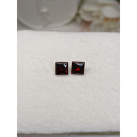 2.72&nbsp;Ct.Tw.Total Carat Weight Red Cabochon Almandine Garnet Pair from Ceylon (Sri Lanka) Life Style