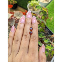 2.94&nbsp;Ct.Tw.Total Carat Weight Red Almandine Garnet Pair from Ceylon (Sri Lanka) Life Style