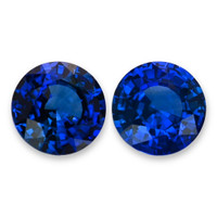 3.37&nbsp;Ct.Tw.Total Carat Weight Blue Sapphire Pair from Ceylon (Sri Lanka) Video