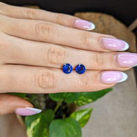 3.37&nbsp;Ct.Tw.Total Carat Weight Blue Sapphire Pair from Ceylon (Sri Lanka) Life Style