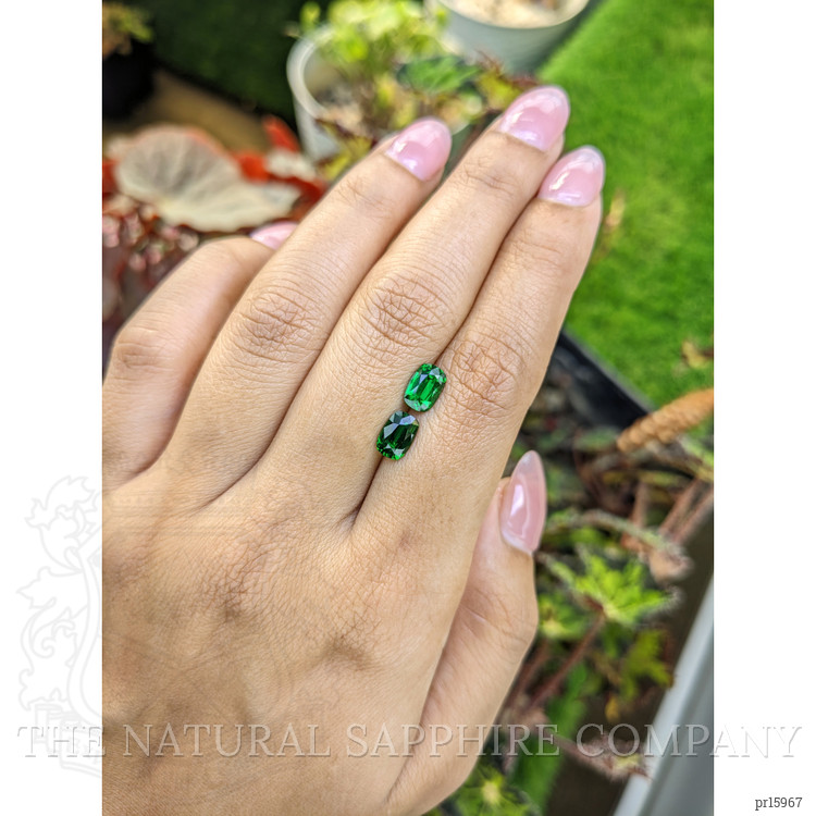 2.21 Ct.Tw. Tsavorite Garnet Pair from Madagascar