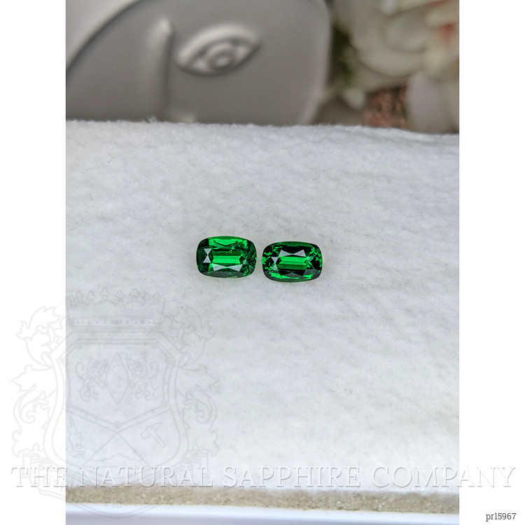 2.21 Ct.Tw. Tsavorite Garnet Pair from Madagascar