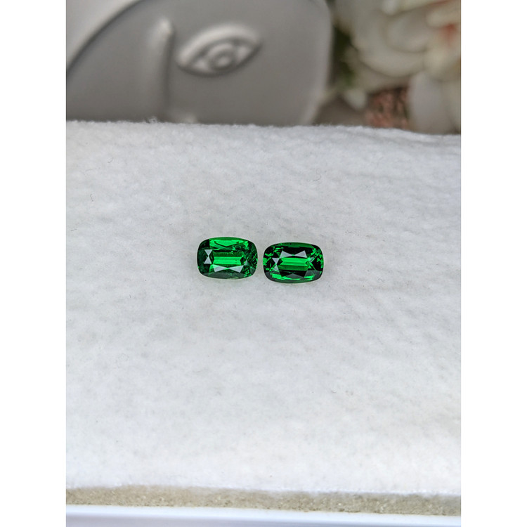 2.21 Ct.Tw. Tsavorite Garnet Pair from Madagascar