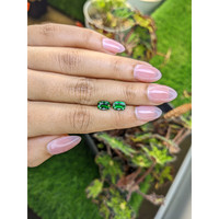 2.21&nbsp;Ct.Tw.Total Carat Weight Tsavorite Garnet Pair from Madagascar Life Style