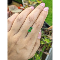 0.82&nbsp;Ct.Tw.Total Carat Weight Tsavorite Garnet Pair from Madagascar Life Style