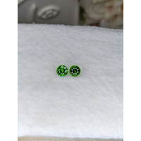 0.82&nbsp;Ct.Tw.Total Carat Weight Tsavorite Garnet Pair from Madagascar Life Style
