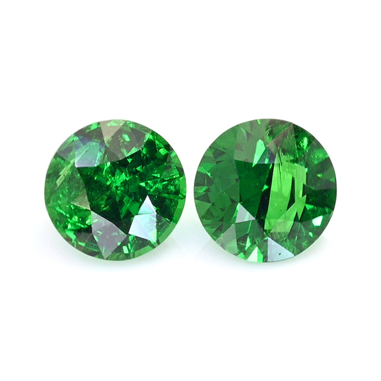 0.56 Ct.Tw. Tsavorite Garnet Pair from Madagascar