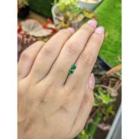 0.50 Ct.Tw.Total Carat Weight Tsavorite Garnet Pair from Madagascar Life Style