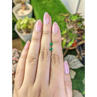 0.53&nbsp;Ct.Tw.Total Carat Weight Tsavorite Garnet Pair from Madagascar Life Style