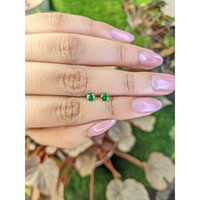 0.53 Ct.Tw.Total Carat Weight Tsavorite Garnet Pair from Madagascar Life Style