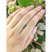 0.49&nbsp;Ct.Tw.Total Carat Weight Tsavorite Garnet Pair from Madagascar Life Style