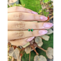 0.49 Ct.Tw.Total Carat Weight Tsavorite Garnet Pair from Madagascar Life Style